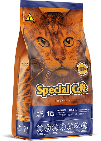 Ração Seca Special Cat Adulto sabor Mix
