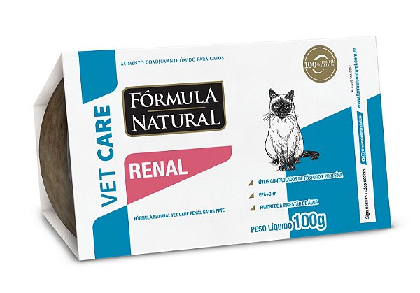 Alimento Úmido Fórmula Natural Vet Care Gato Renal 100g