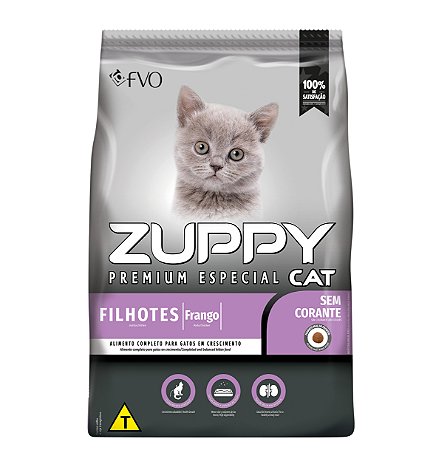 Ração Seca Zuppy Cat Premium Especial Filhote sabor Frango
