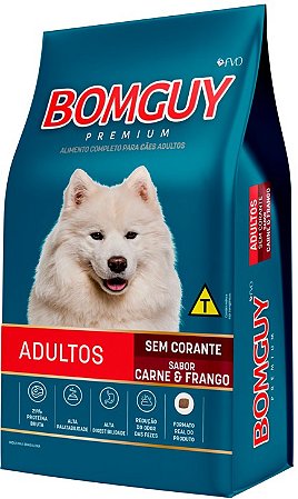 Ração Seca Bomguy Premium Cães Adultos sabor Carne e Frango