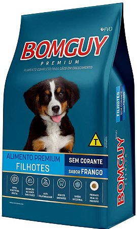 Ração Seca Bomguy Premium Cães Filhotes sabor Frango