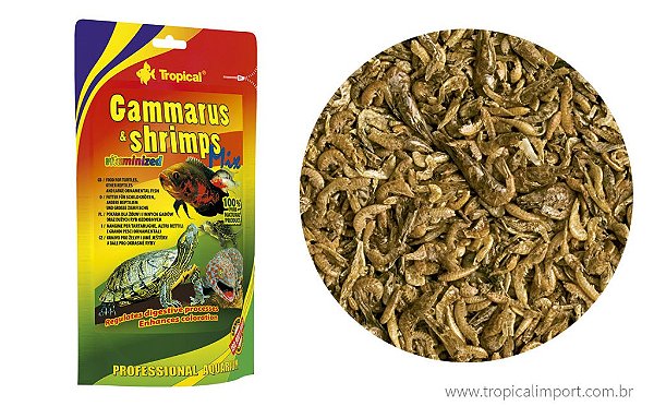 Ração Tropical Gammarus & Shrimp Mix