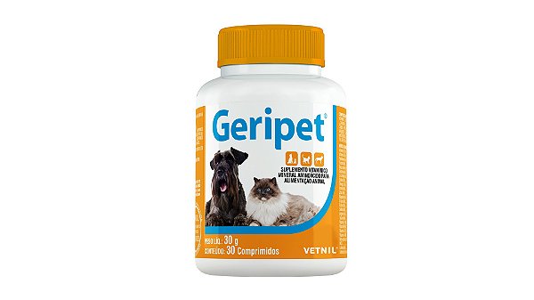 Suplemento Vetnil Geripet 30 Comprimidos