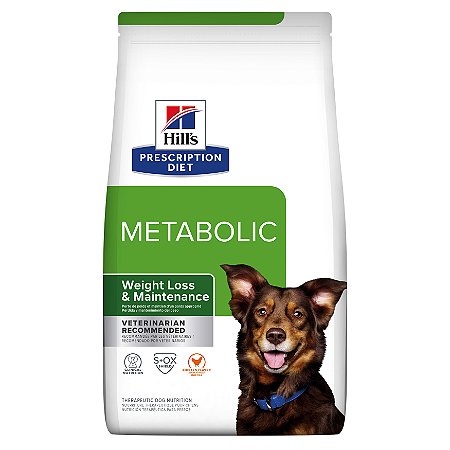 Ração Seca Hills Canino Prescription Diet Metabolic Perda e Manutenção de Peso sabor Frango