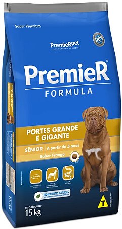 Ração Seca Premier Fórmula Porte Grande e Gigante Sênior sabor Frango 15kg