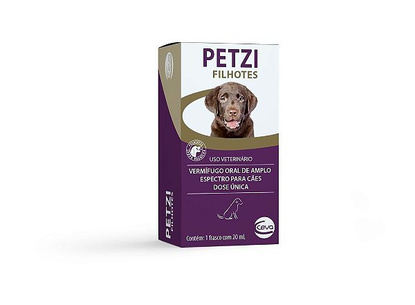 Vermífugo Ceva Petzi Filhotes 20ml