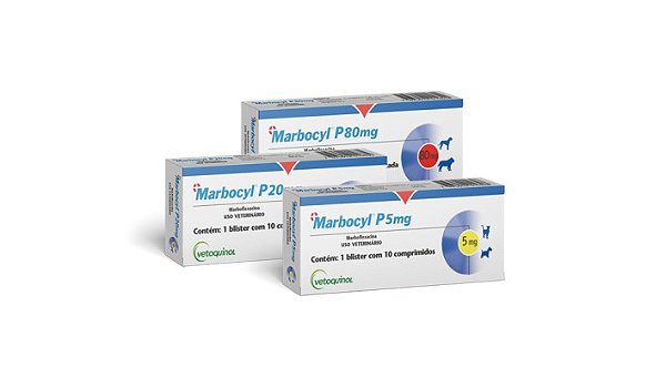 Antibacteriano Vetoquinol Marbocyl 20mg 10 Comprimidos