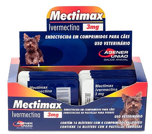 Antiparasitário Agener União Mectimax 4 Comprimidos