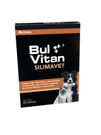 Suplemento Coveli Bulvitan Silimavet 20 Tabletes