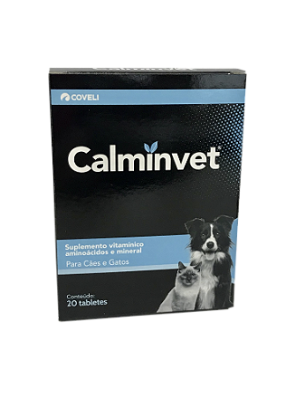 Suplemento Coveli Calminvet 20 Tabletes