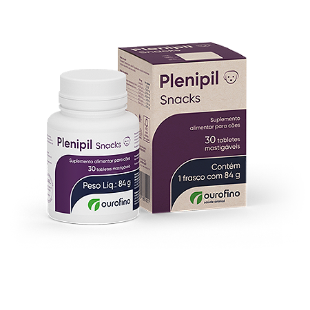 Suplemento Ourofino Plenipil Snacks 30 Tabletes