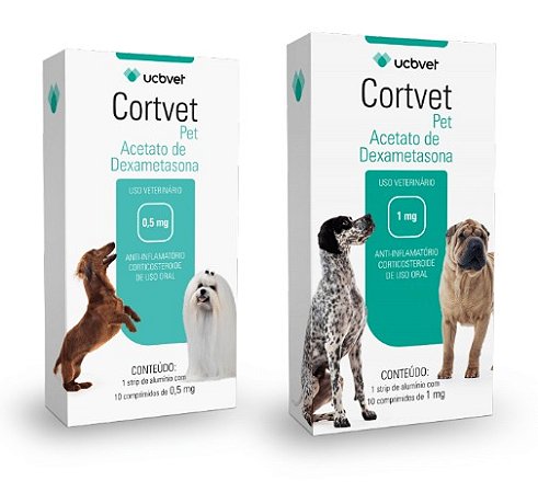 Anti-inflamatório UCBVet Cortvet Pet 10 Comprimidos
