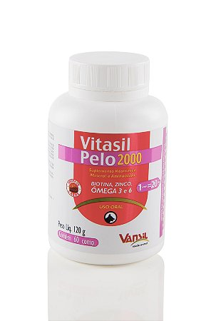 Suplemento Vansil Vitasil Pelo 2000 60 Comprimidos