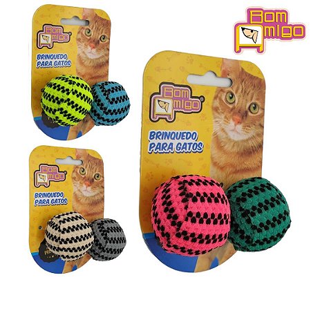 C2136 Brinquedo Bom Amigo Cat Ball Zipzip