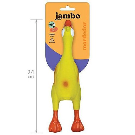 JB25603N - Mordedor Jambo Latex Pato Voador