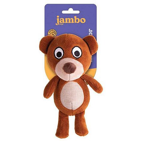 JB25595N - Mordedor Pelúcia Jambo Pop Bicho Urso