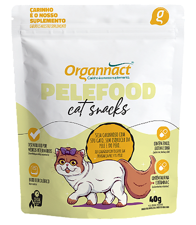 Cat Snacks Organnact Pelefood 40g