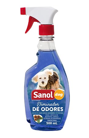 Spray Eliminador de Odores Sanol Dog Tradicional 500ml