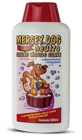 Shampoo Neutro Mersey Cães e Gatos 500ml