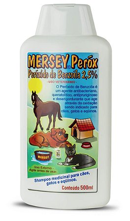 Shampoo Peróx Mersey Cães e Gatos 500ml