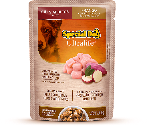 Alimento Úmido Sachê Special Dog Ultralife Adulto sabor Frango