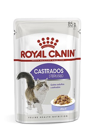 Alimento Úmido Sachê Royal Canin Feline Castrado Jelly