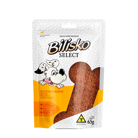 Bifinho Moído Bilisko sabor Fígado com Couve 65g