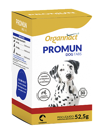Suplemento Organnact Promun Dog 30 Tabs