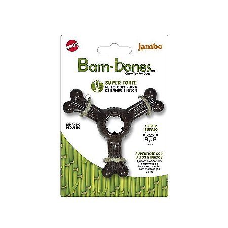 JB25624N - Mordedor Jambi Bambone Bufalo Triplo Pequeno