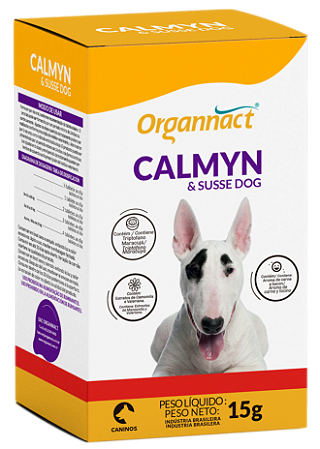 Suplemento Organnact Calmyn & Susse Dog 30 Tabletes