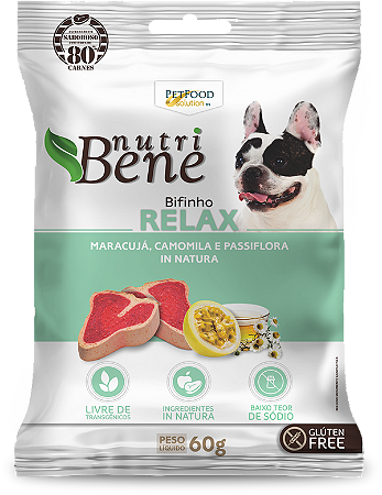 Bifinho NutriBene Relax sabor Maracujá, Camomila e Passiflora 60g