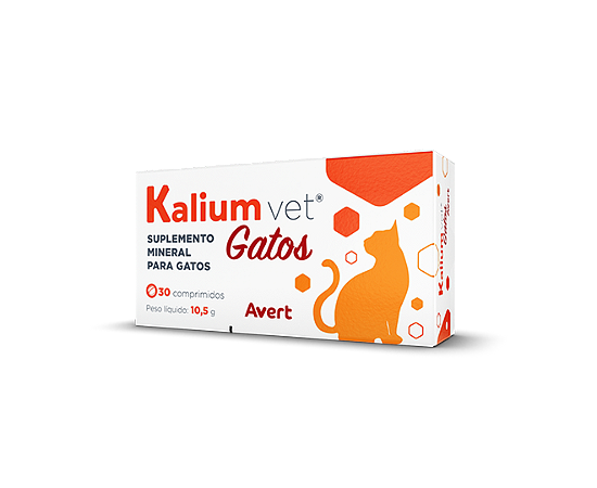 Kalium Vet Gatos 200mg - 30 Comprimidos.
