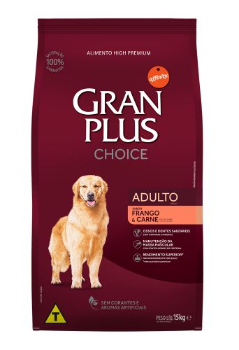 Ração Guabi Gran Plus Choice Sabor Frango para Cães Adultos