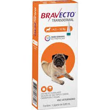 Antipulgas e Carrapatos Bravecto MSD Transdermal Cães 4,5 a 10kg