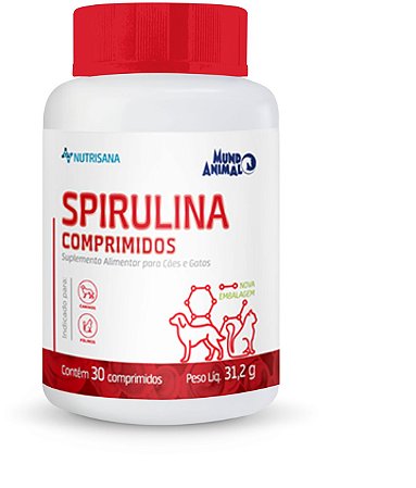 Suplemento Nutrisana Spirulina 30 Comprimidos