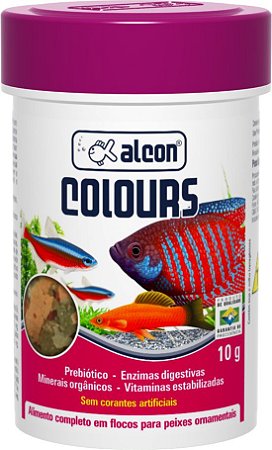 Alimento Seco em Flocos Alcon Colours