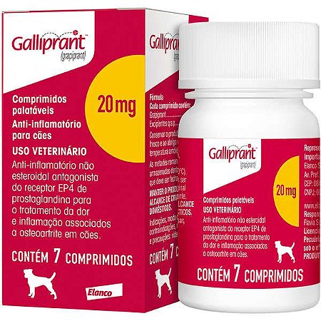 Anti-inflamatório Elanco Galliprant 20mg