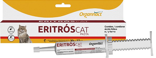 Suplemento Organnact Eritrós Cat Pasta 30g/27ml