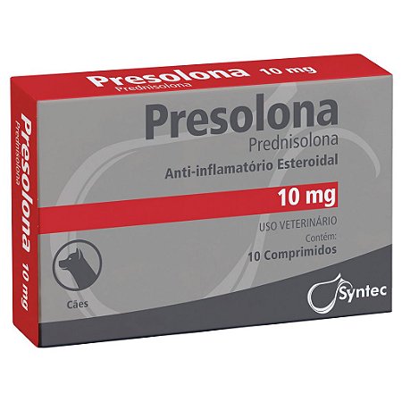 Anti-inflamatório Syntec Presolona 10mg 10 Comprimidos