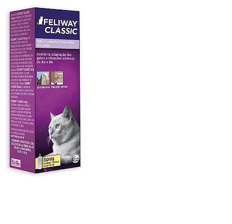 Análogo Sintético do Odor Facial Felino Ceva Feliway Classic Spray 60ml