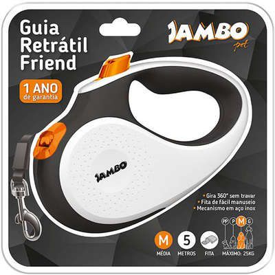JAMBO GUIA RETRÁTIL FRIEND TAMANHO M - 5M
