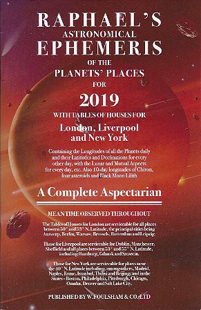 Raphael´s Ephemeris for 2019