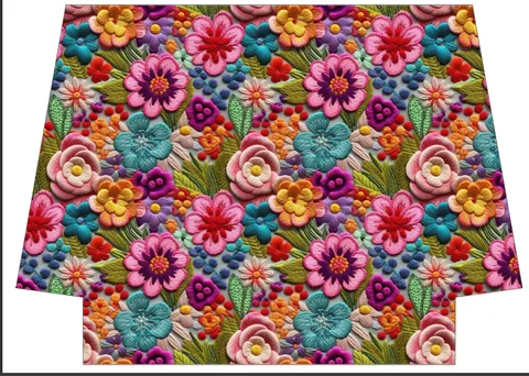 Recorte Sublimado efeito bordado 01