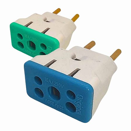 Adaptador  Bob Colorido  10A/20A - 100 Unidades