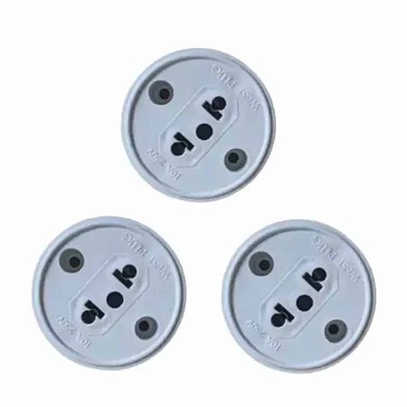 Tomada Externa  2P+T 10A - 50 Unidades