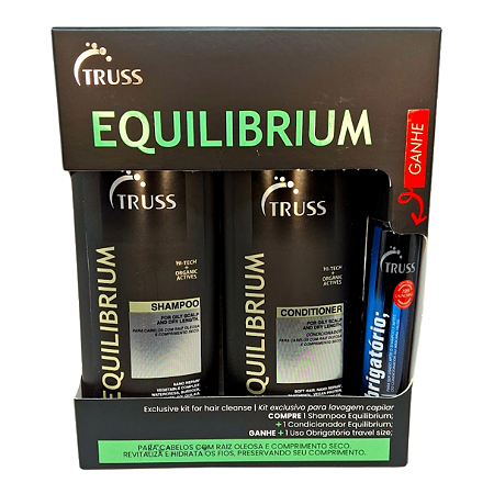 KIT TRUSS SH E COND EQUILIBRIUM + GANHE USO OBRIGATÓRIO 30ml