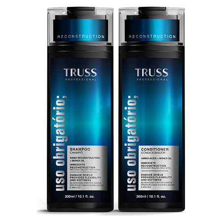 Kit TRUSS Shampoo + condicionador uso obrigatório
