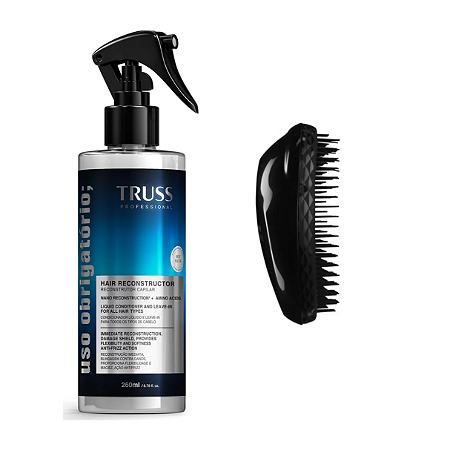 KIT TRUSS SPRAY USO OBRIGATÓRIO RPK + ESCOVA DESEMBARAÇANTE