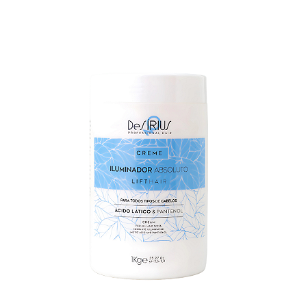 Creme Iluminador Absoluto 1kg - Lifth Hair De Sírius
