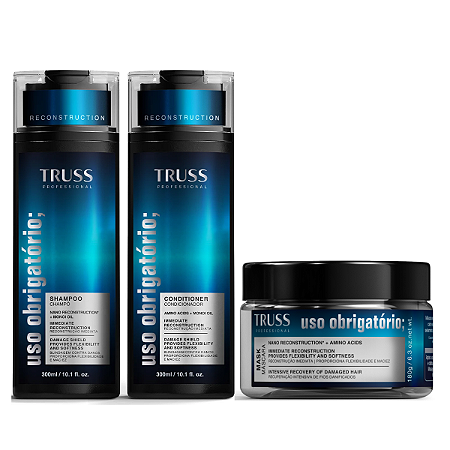 Kit Truss Uso Obrigatório- Shampoo + Condicionador + Mascara